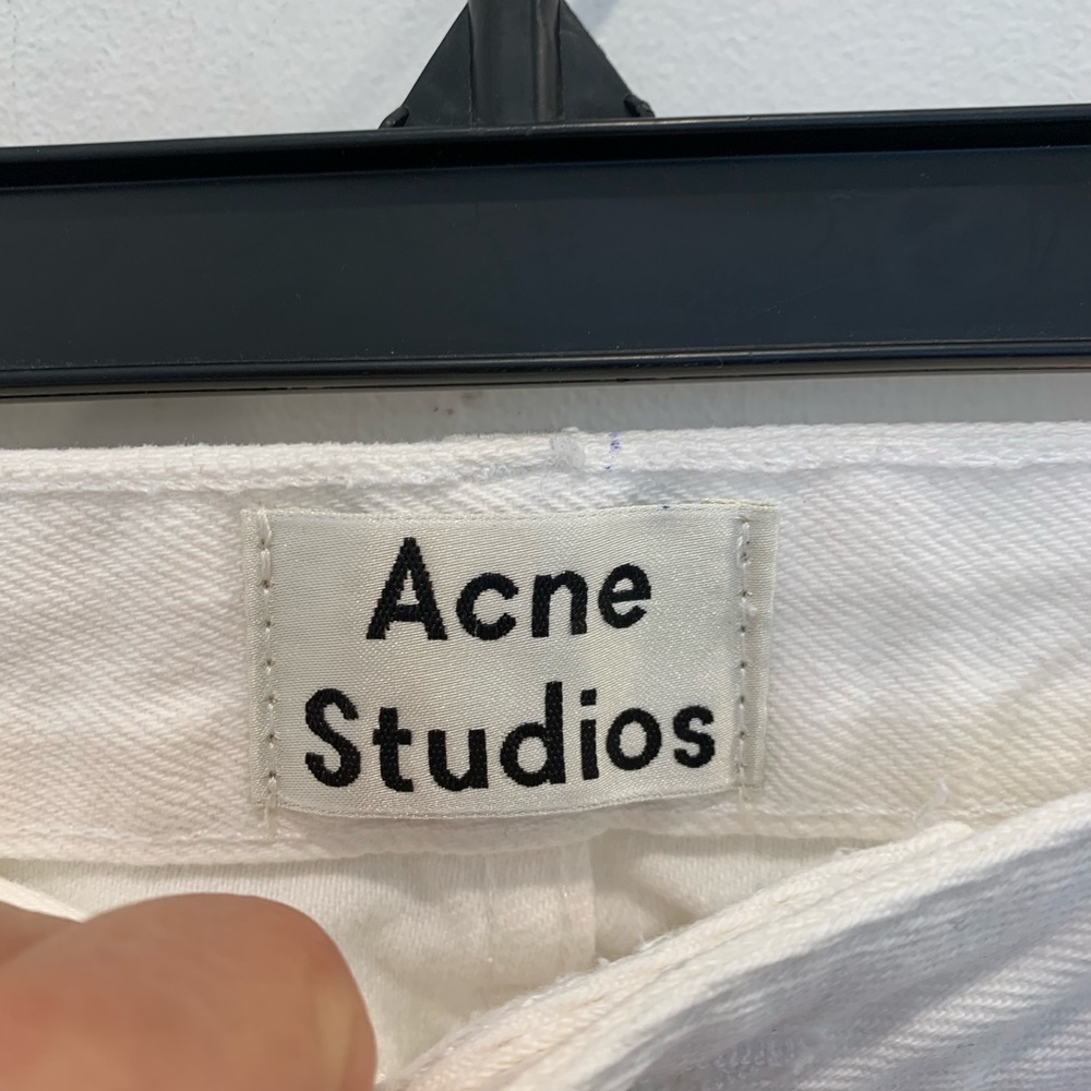 Acne Women's White Jeans - Picture 3 of 7